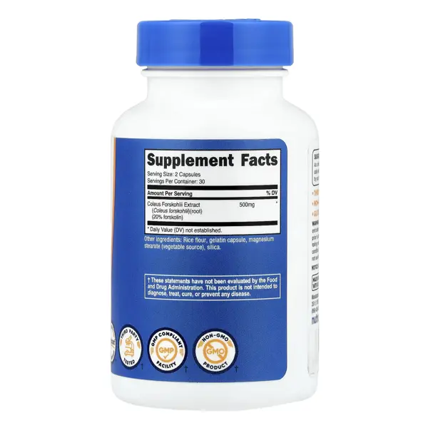 Nutricost Coleus Forskohlii 500mg Capsules